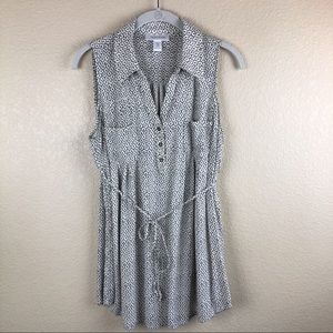 Motherhood Maternity Sleeveless Pattern Large Top